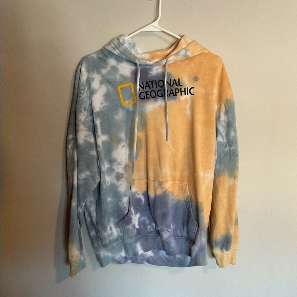 National Geographic Pastel Hoodie with Logo